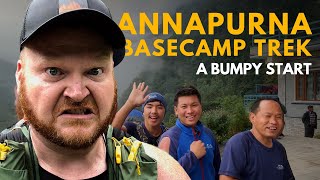 Falls, Flat Tires, and Laughs: Annapurna Base Camp Trek Nepal