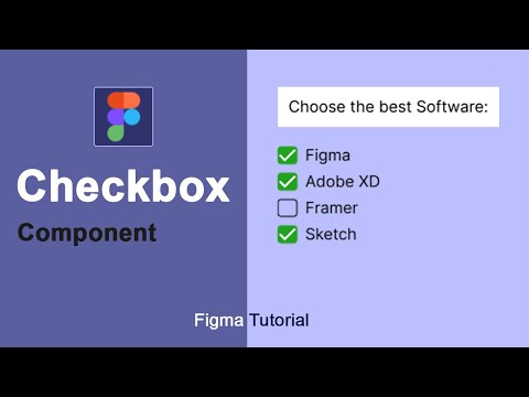 Create a Multiple Choice (Checkbox) Interactive Component in Figma | Figma Design System