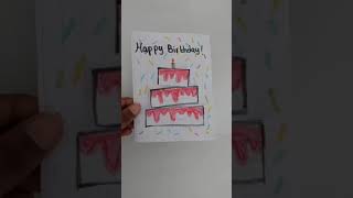 DIY CUTE GIFT IDEA (CUTE BIRTHDAY CARD) EASY LAST MINUTE CARD ( PAPER CRAFTS)