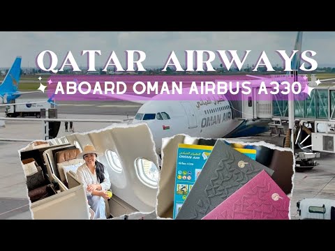 Flying Qatar Airways on Oman Airbus A330 Business Class Apex Suites, Lie Flat Business Class Seats