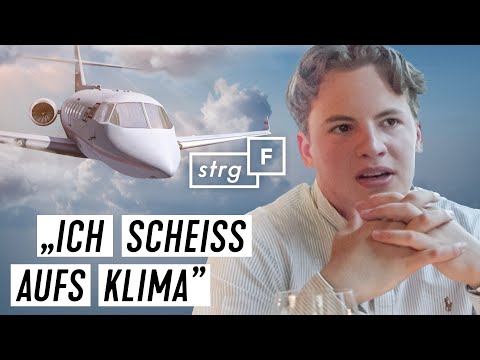 Privatjets, Yachten, Kaviar:  wie ein luxuriöser Lebensstil das Klima zerstört | STRG_F