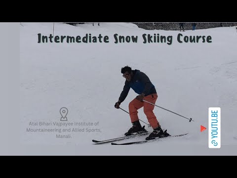 Intermediate Skiing Course, Feb 2023 - Solang Valley, ABVIMAS, Manali, Himachal Pradesh