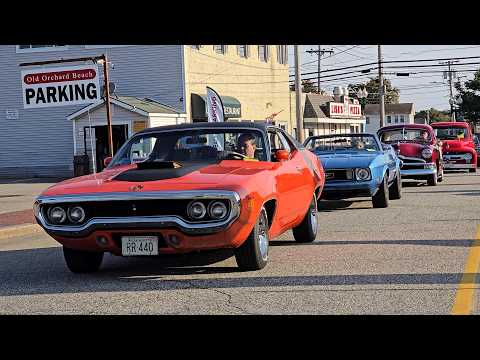 2024 Old Orchard Beach Maine classic car show highlights 100s classic cars hot rods old trucks