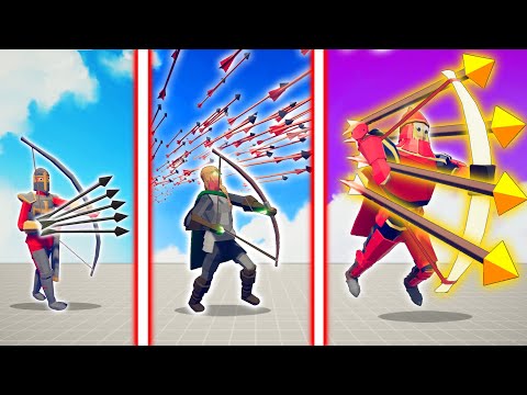 EVOLUTION OF SUPER ARROW VOLLEY ARCHER | TABS - Totally Accurate Battle Simulator