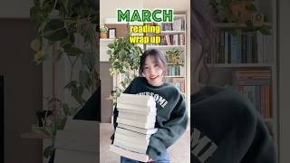 March reading wrap up 📚🤪 #monthlyreading #whatiread #booktube #booktok #marchreading #bookreview