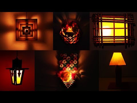 6 Extra Ordinary Home Made DIY Lantern/Night Lamp Craft Idea