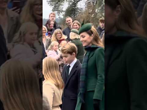 Joined the Royal family’s Christmas Celebration #kingcharles #katemiddleton#princewilliam #christmas