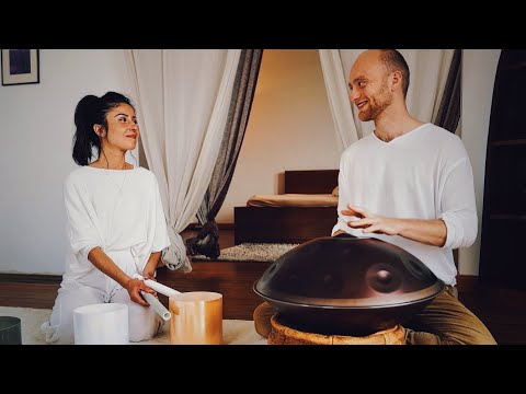 Deep Meditation Journey | Handpan & Crystal Bowls | Malte Marten & Mailys Soret