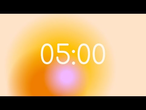 Orange Aura 5 Minute Timer