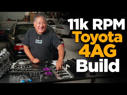 11,000 RPM Toyota 4AG Engine Build!