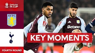 Aston Villa v Tottenham Hotspur | Key Moments | Fourth Round | Emirates FA Cup 2024-25