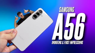 Is the Samsung A56 the Best Budget Smartphone Yet? Unboxing & First Impressions!