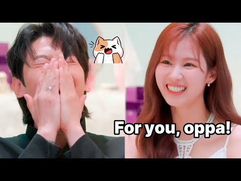 Sana flirting with Dex for 4 minutes straight (Sana's Fridge Interview)