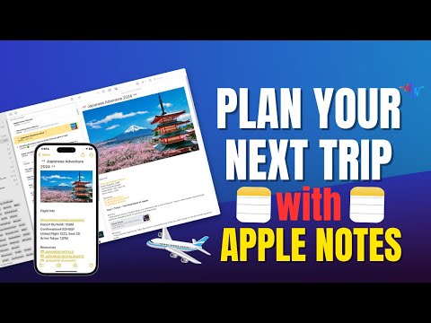 ✈️Master Your Travel Itinerary with Apple Notes 📝: The MacWhisperer Guide🤫