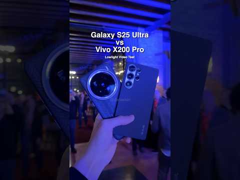 Galaxy S25 Ultra vs Vivo X200 Pro Lowlight Video Zoom Test!