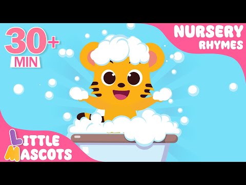 The Bath Song🫧 + This Is The Way + more | | Little Mascots Nursery Rhymes for Kids