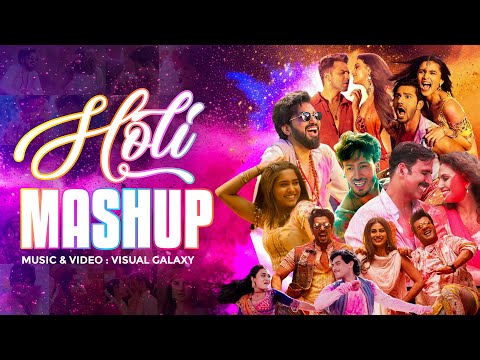 Holi Mashup 2025 | Visual Galaxy | Best of Holi Dance Mashup 2025 | Nonstop Jukebox | Holi Song 2025