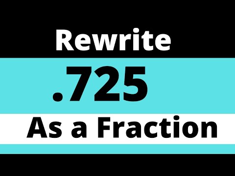 .725 as a fraction