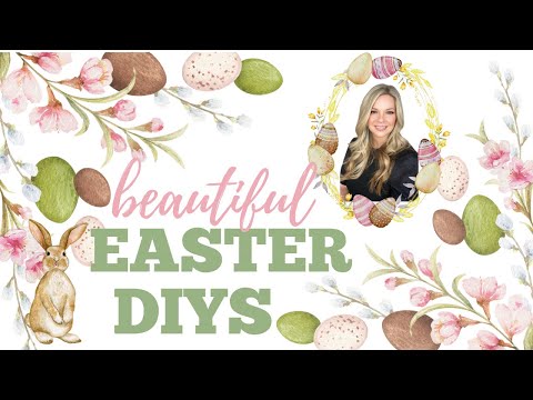 🌸 NEW Farmhouse 2024 Easter decor DIYS