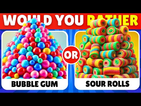 Would You Rather...? Sweet VS Sour JUNK FOOD Edition 🍭🍋