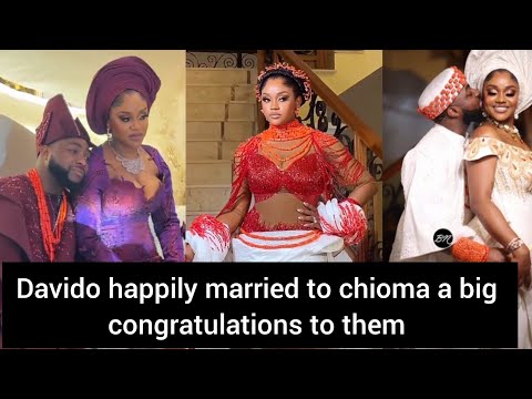 Davido and chioma's traditional wedding trending