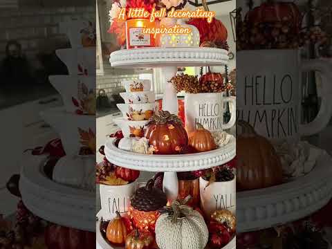 A little fall decorating inspiration! #autumncolors #falldecorating2024