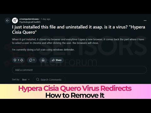 Hypera Cisia Quero Ads Virus - Removal Guide