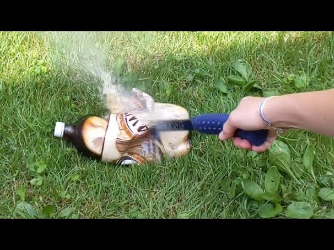 Exploding Soda Bottles (Slo Mo)