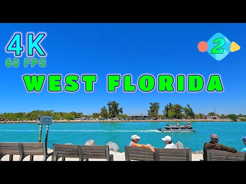 Englewood to Anna Maria Drive Part 2/8, Florida USA 4K-UHD