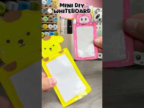 ✨Cute DIY ￼mini whiteboard!? #diy #sanrio #papercraft #cutecrafts #crafts #thingstodo #cute ￼