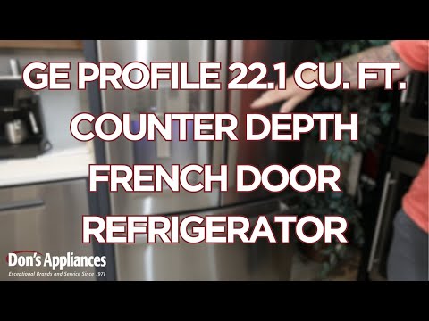 GE Profile 22.1 Cu. Ft. Counter Depth French Door Refrigerator