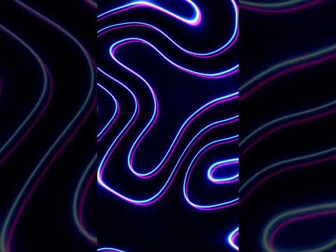 Purple wave patterns #abstractvisuals #relaxingvisuals #4kscreensaver #neonlights  #background