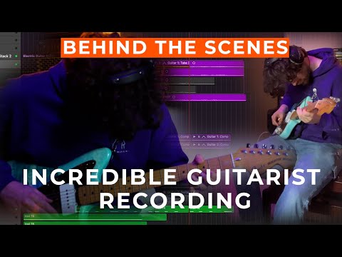 INCREDIBLE Cinematic Guitarist Live in the Studio | No Cuts - Behind The Scenes