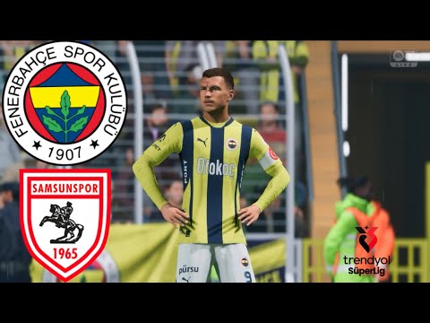 Fenerbahçe - Samsunspor Maçı |  Süper Lig 28.Hafta 24/25 (Maç Özeti)