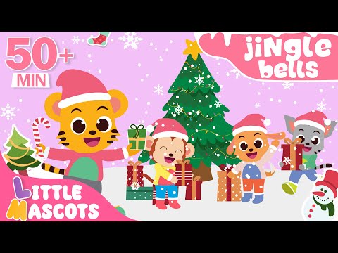 🔴🟢Jingle Bells | Christmas🎄 Song ☃️2024☃️ | Little Mascots Nursery Rhymes & Kids Songs