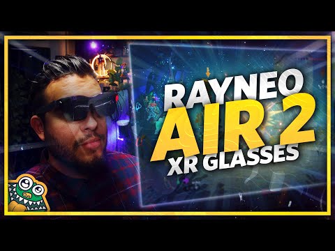 Rayneo Air 2 😎 A Wearable 120hz OLED that's AWESOME for gaming! Unboxing and Overview