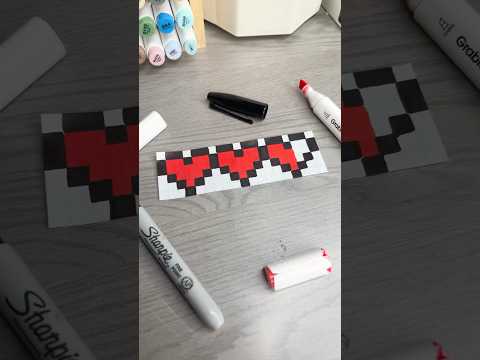 ❤️Cute mini pixel art ideas❤️! #pixel #pixelart #pixelartideas #art #artideas #cuteart #drawing