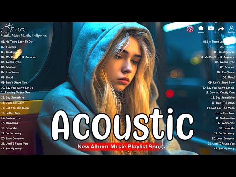 Acoustic Popular Songs Cover 2025 | New English Acoustic Songs 2025 | Love Songs Cover