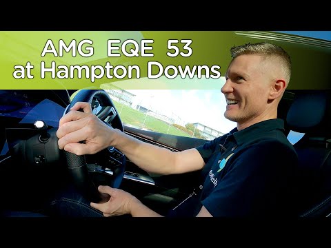 We put the Mercedes-AMG EQE 53 on a race track