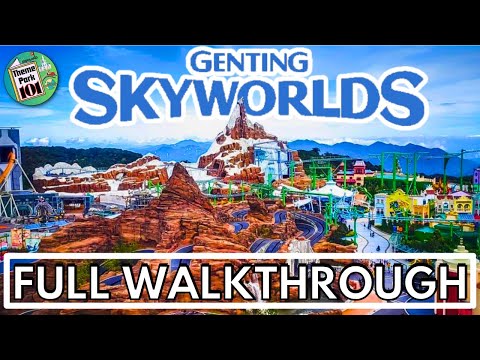 Genting Skyworlds WALKTHROUGH - FULL TOUR - Theme Park on Top of a Mountain - Malaysia - 2024