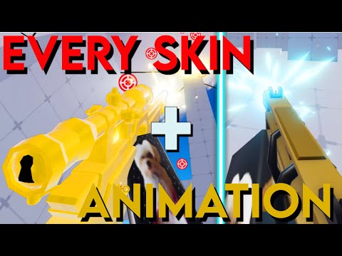 [OUTDATED] EVERY SINGLE SKIN + ANIMATION In Roblox Rivals 😱