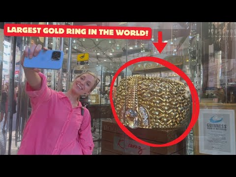 DUBAI Gold Souk Tour | Largest GOLD RING in the World!