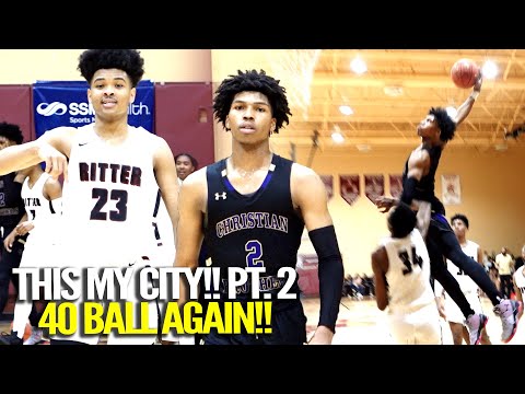 BACK TO BACK 40 BALLS!! UNC Caleb Love RESPONDS TO OVERRATED CHANTS WITH A BODY!!! feat. Rio Fleming