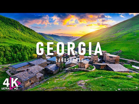 Georgia 4K Scenic Relaxation Film - Meditation Relaxing Music - Travel Nature