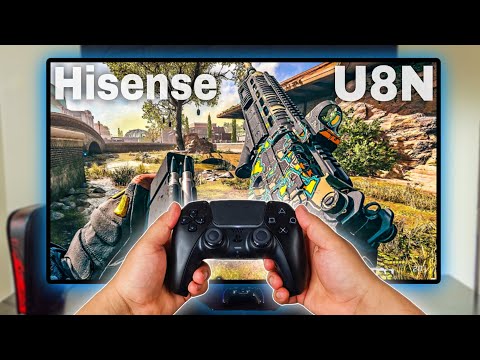 Gaming On The Hisense U8N 4K ULED TV!