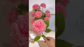 DIY ribbon rose flower gift #diy #flowers #gift #craft #handmadegifts #rose #diycrafts #ribbon #diy