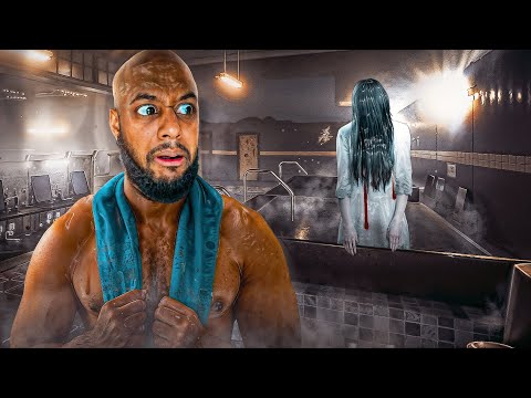 Spending the Night in a Haunted Bathhouse | Chilla’s Art: The Bathhouse (FULL GAME)