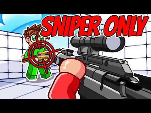 SNIPER ONLY Challenge In Roblox Rivals!