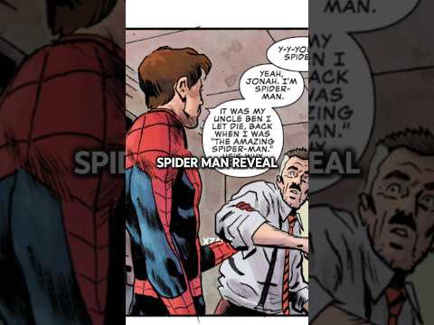 WHY DOES SPIDER-MAN REVEAL HIS IDENTITY TO J JONAH JAMESON⁉️