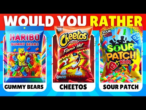 Would You Rather...? Sweet, Spicy OR Sour Food Edition 🍬🌶️🍋